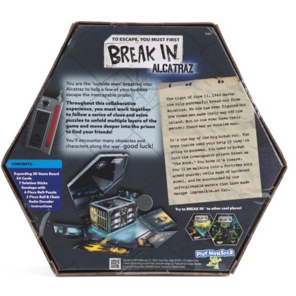 Play Monster Break In Alcatraz Strategy Game (NWT) - Picture 2 of 6